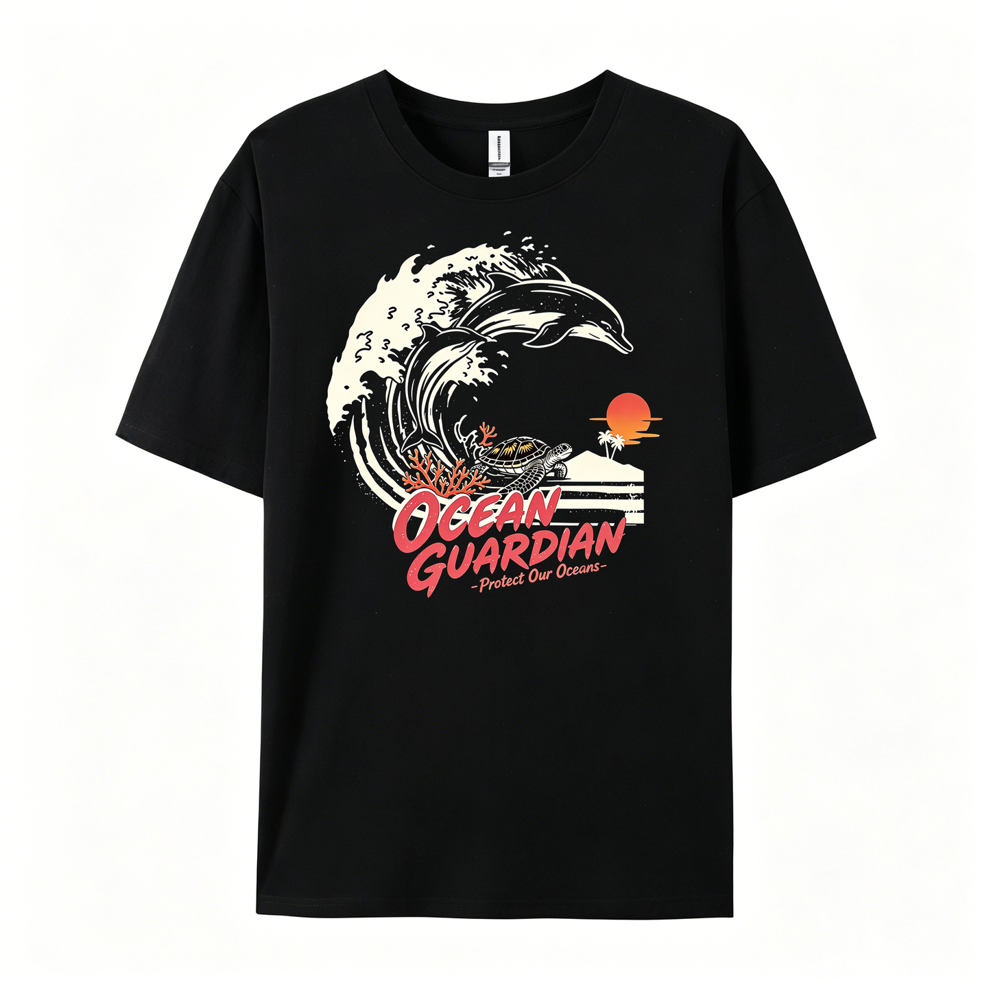 Ocean Guardian Dolphin Sea Turtle T-Shirts