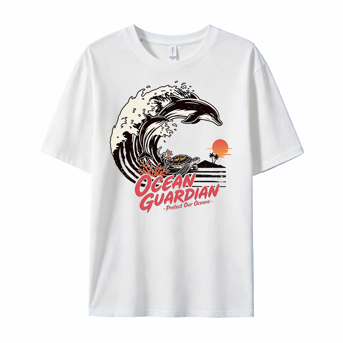 Ocean Guardian Dolphin Sea Turtle T-Shirts