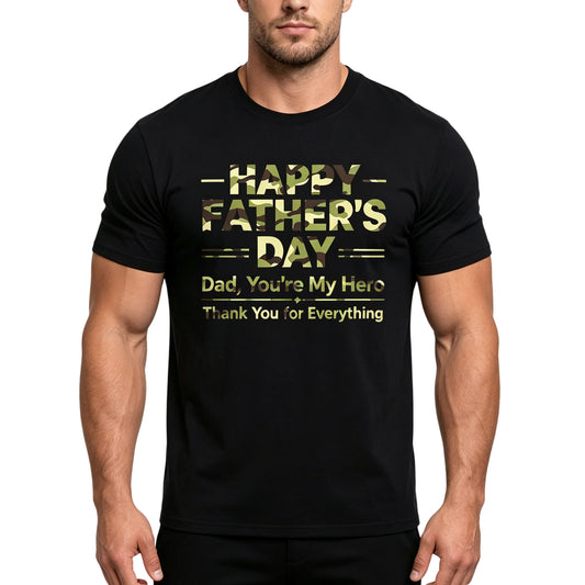 Camouflage Happy Father's Day T-Shirts