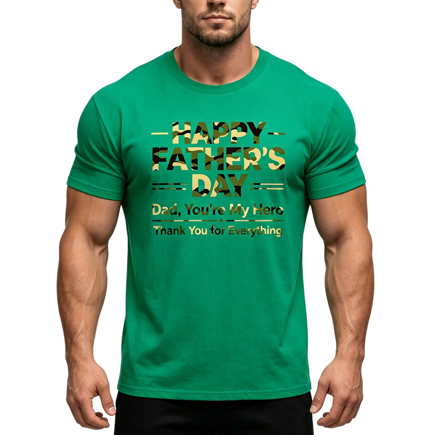 Camouflage Happy Father's Day T-Shirts