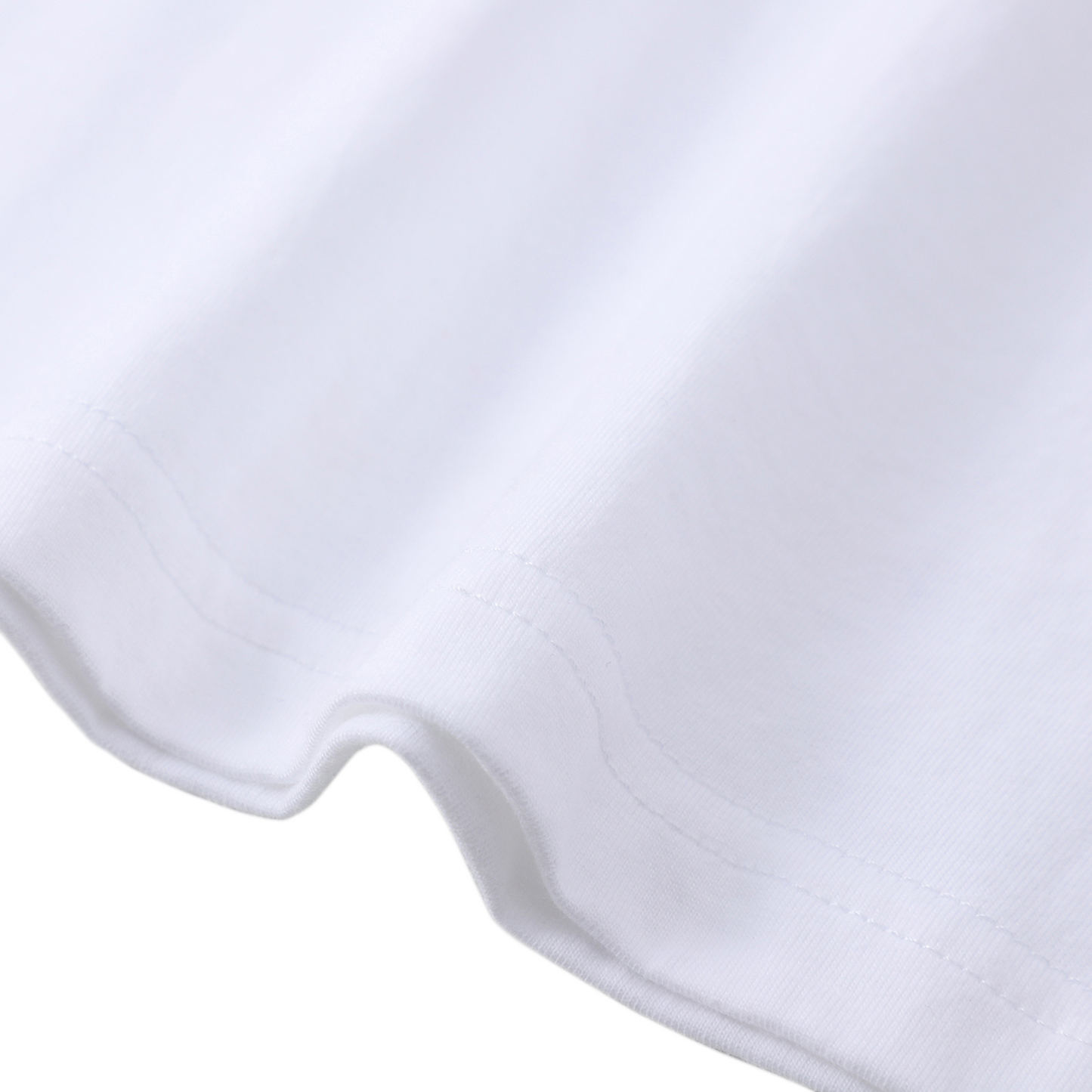 Golden Thumb Ripple Line Print T-Shirts