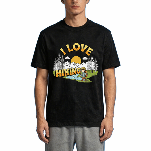 I Love Hiking Sport T-Shirts