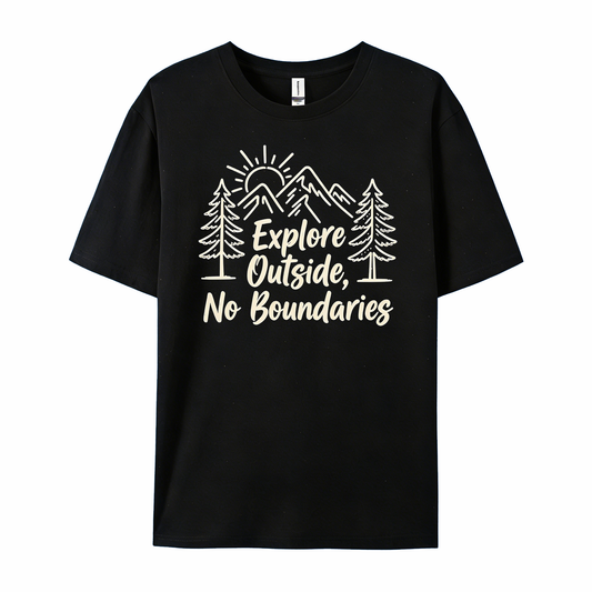 Premium Explore Outside Print T-Shirts