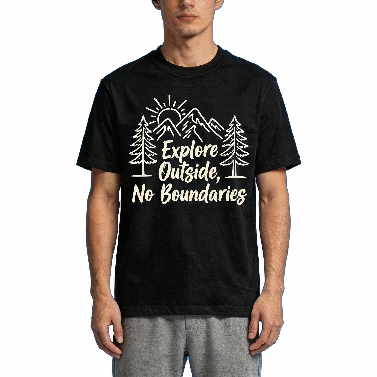 Premium Explore Outside Print T-Shirts