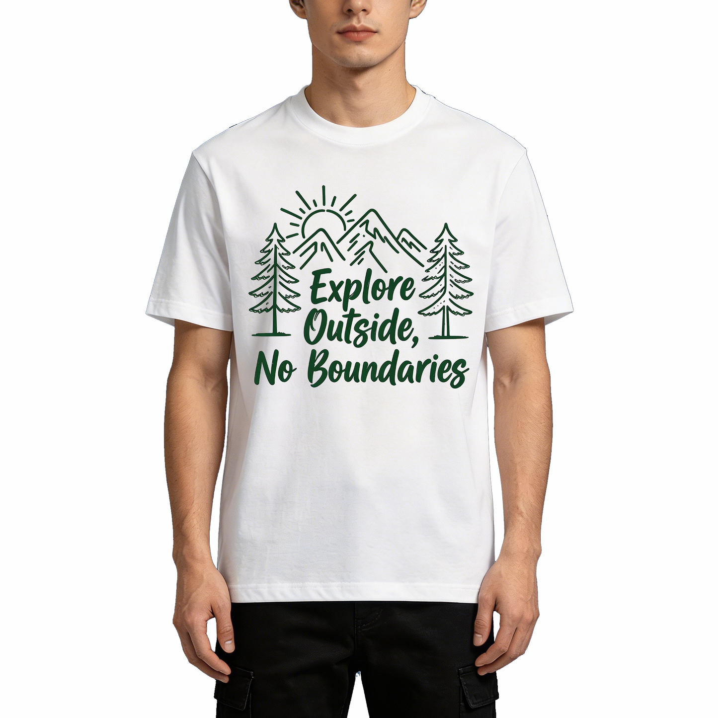 Premium Explore Outside Print T-Shirts