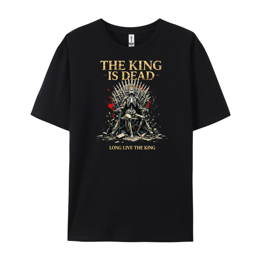 Premium Gothic Skeleton Iron Throne Skull T-Shirts