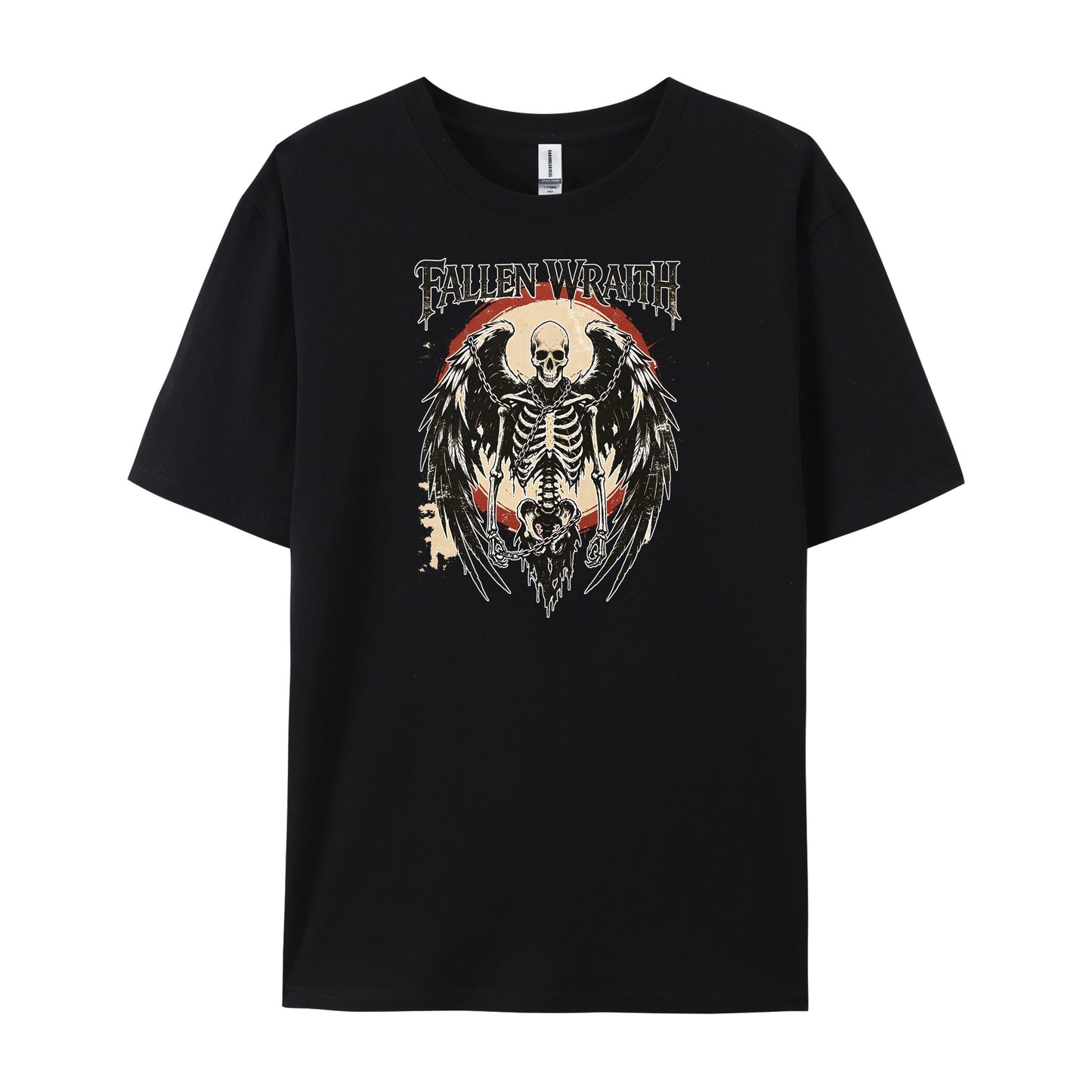 Fallen Wraith Winged Skeleton Chain T-Shirts