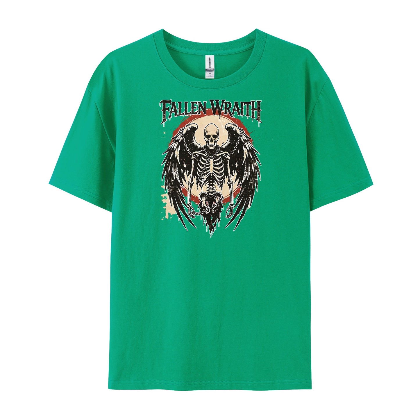 Fallen Wraith Winged Skeleton Chain T-Shirts