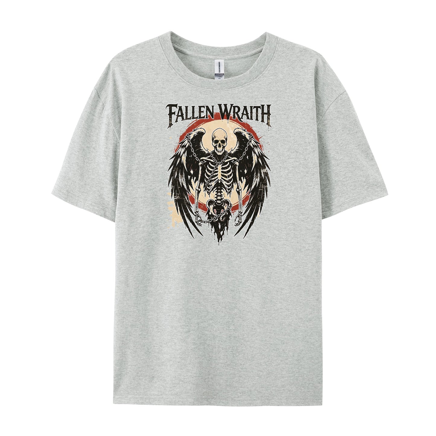 Fallen Wraith Winged Skeleton Chain T-Shirts