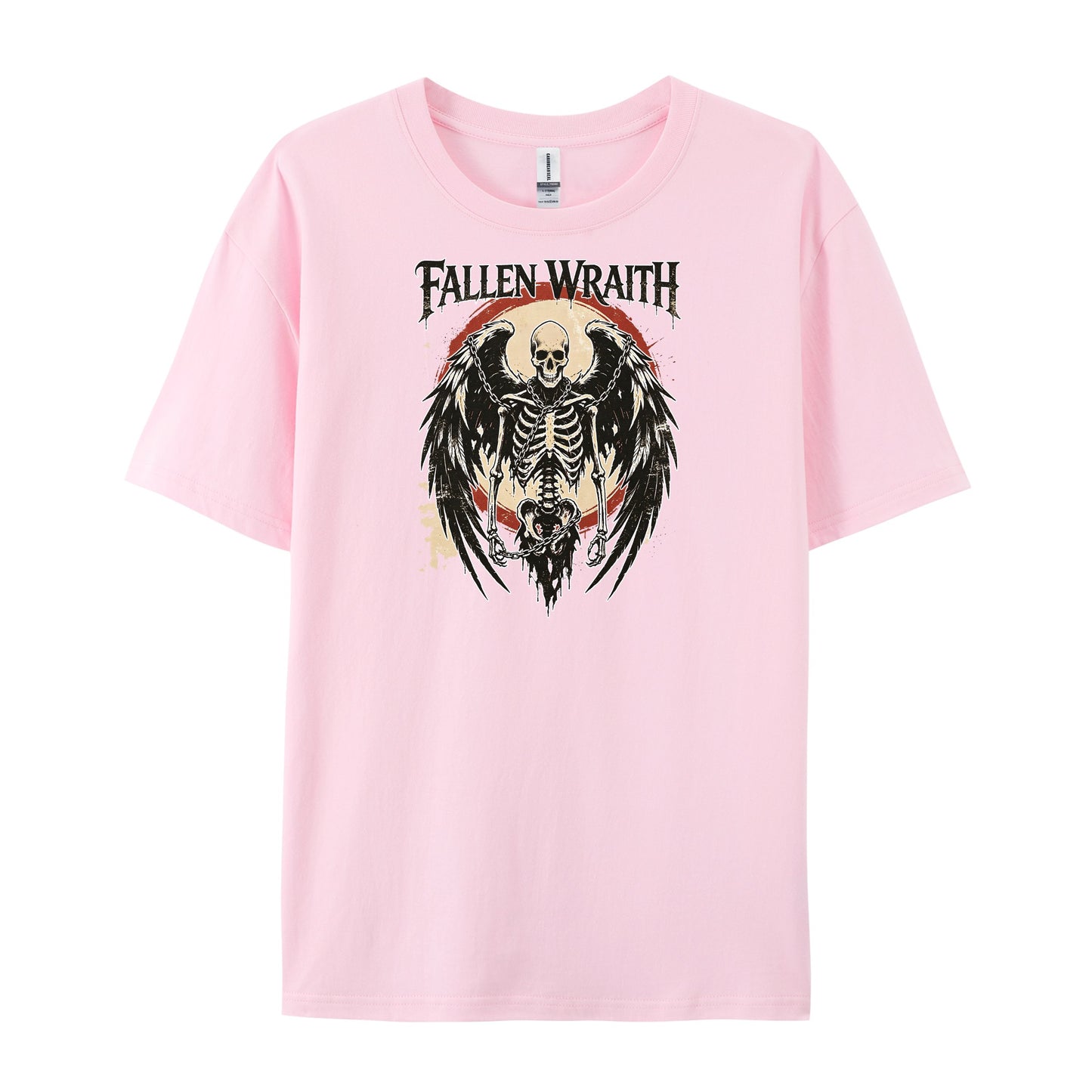 Fallen Wraith Winged Skeleton Chain T-Shirts
