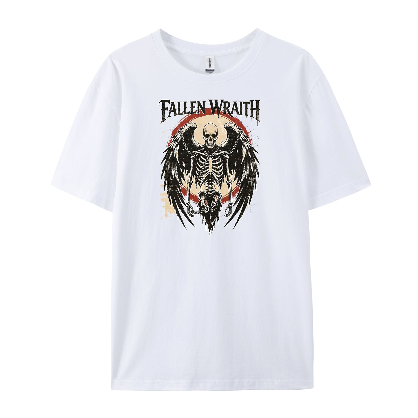 Fallen Wraith Winged Skeleton Chain T-Shirts
