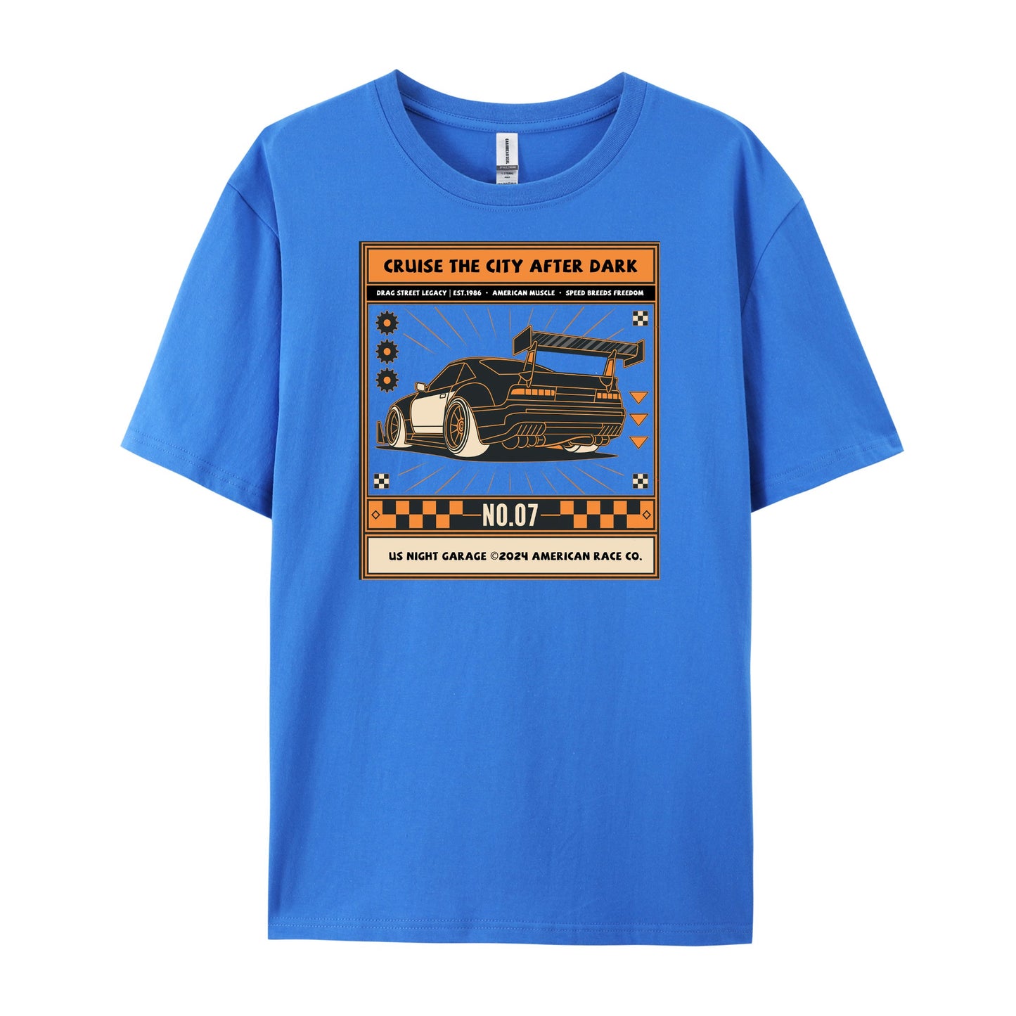 Retro Box Car Graphic Racing T-Shirts