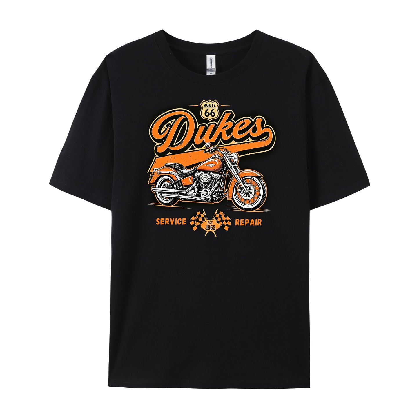 Vintage Route Cruiser Bike Print T-Shirts