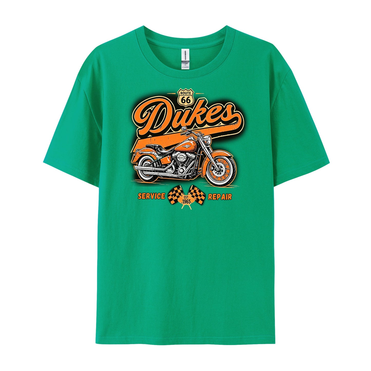 Vintage Route Cruiser Bike Print T-Shirts