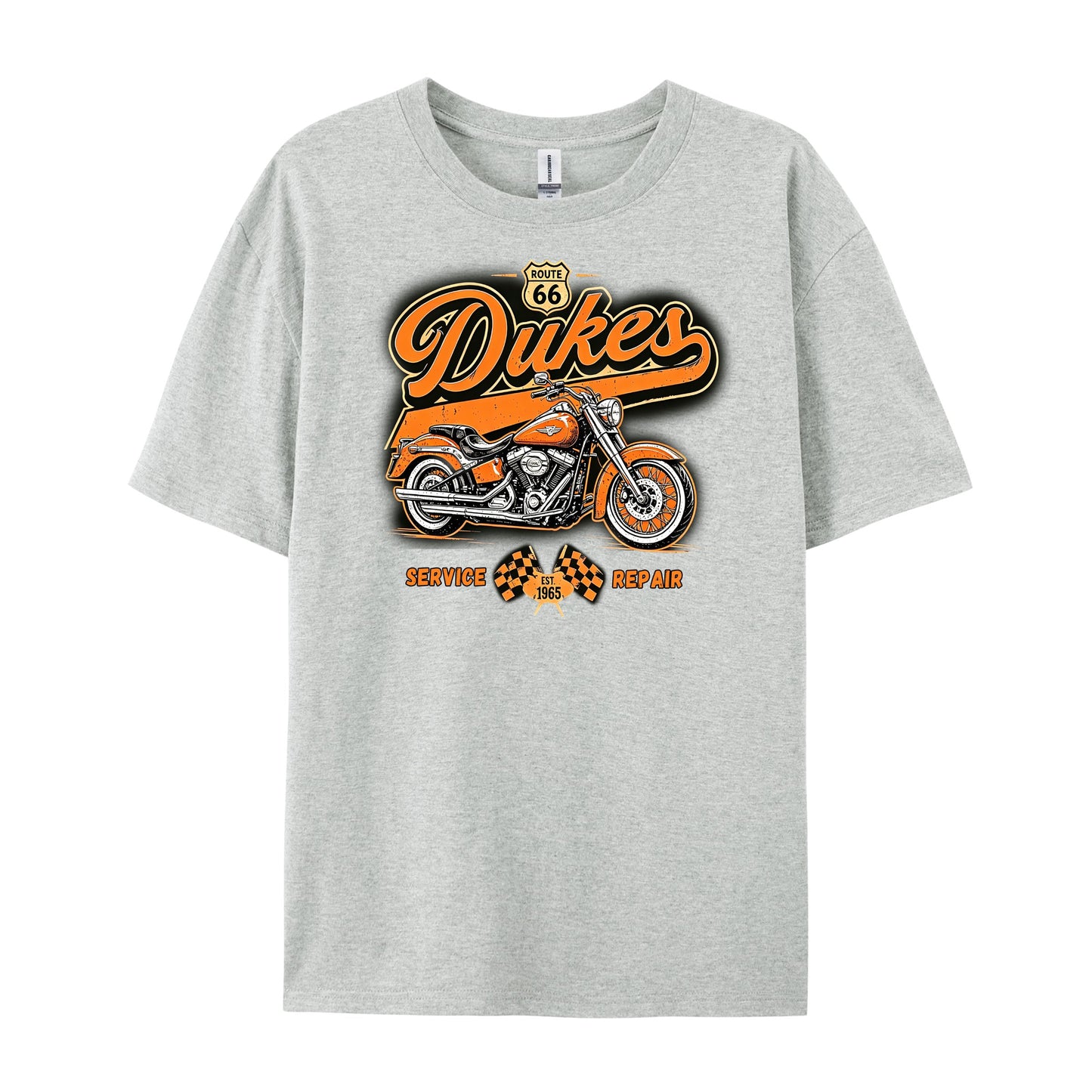 Vintage Route Cruiser Bike Print T-Shirts