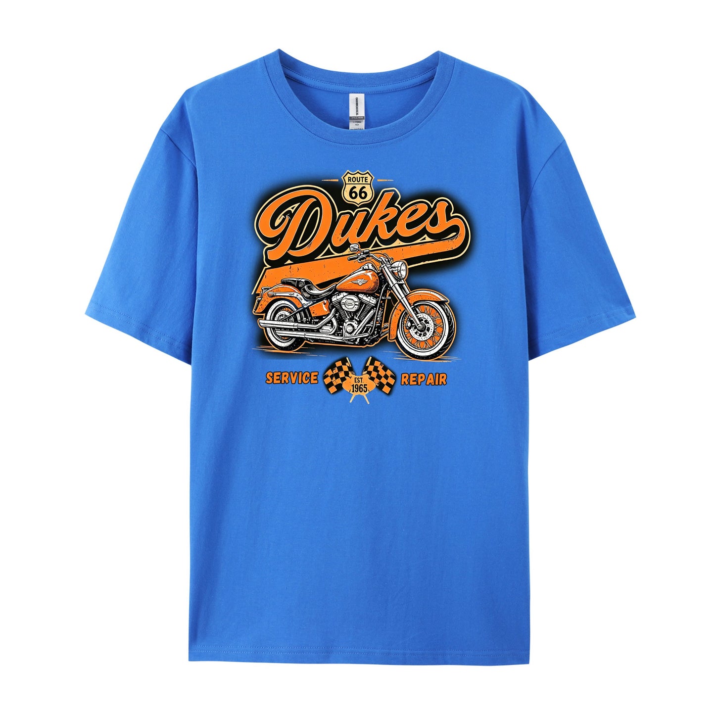 Vintage Route Cruiser Bike Print T-Shirts
