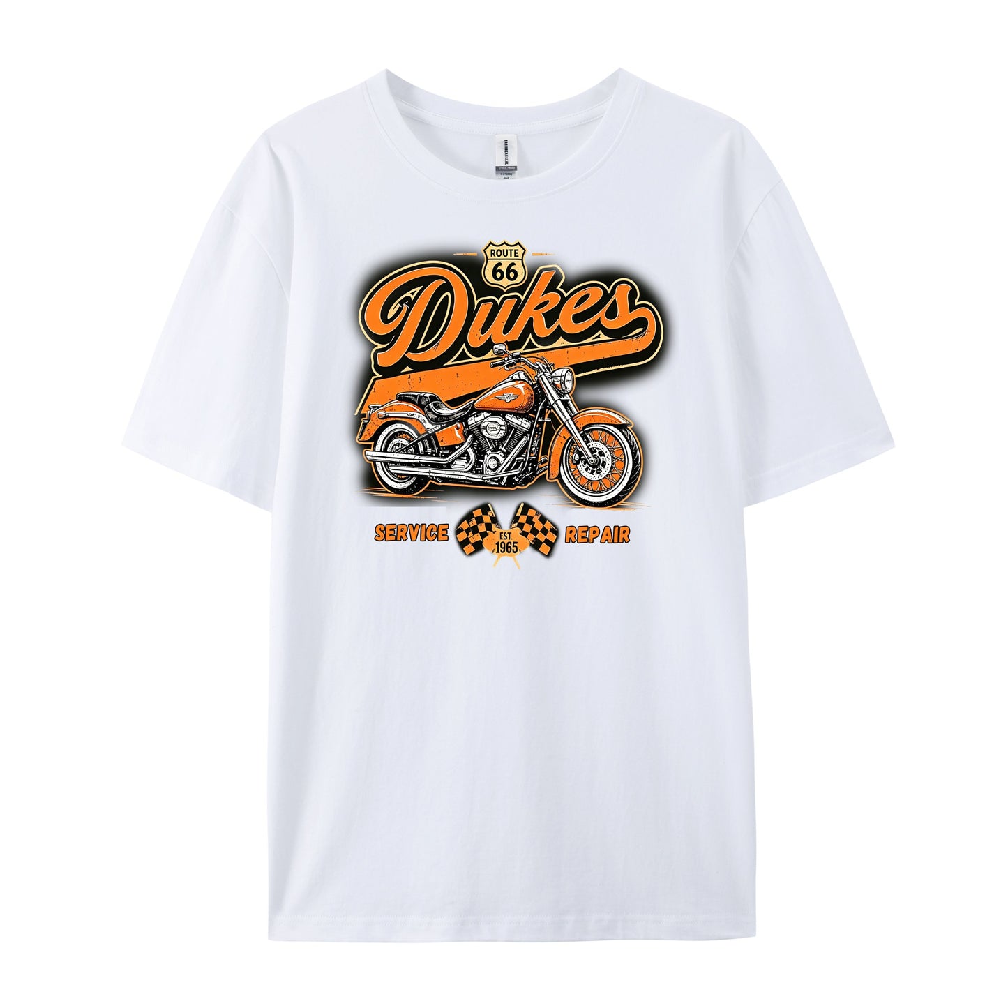 Vintage Route Cruiser Bike Print T-Shirts