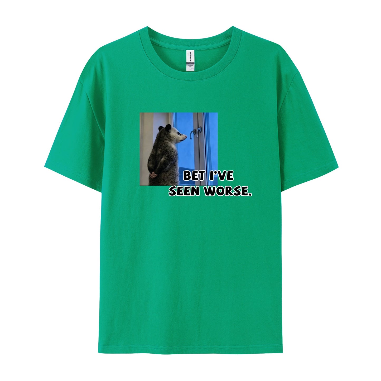 Realistic Opossum Meme Photo Print T-Shirts