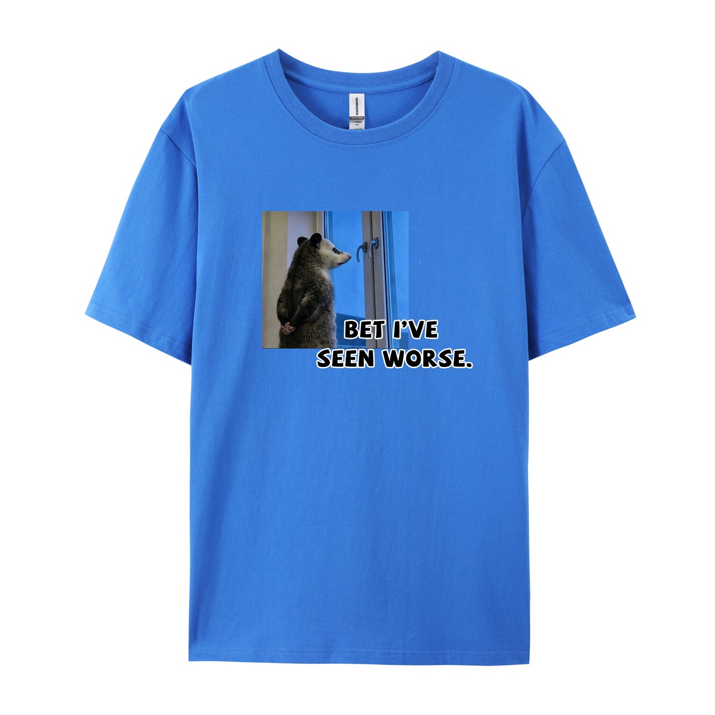 Realistic Opossum Meme Photo Print T-Shirts
