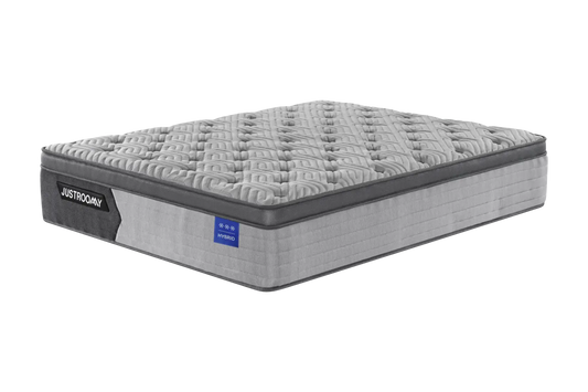 Justroomy 14 Inch King Size Mattress - Full Cooling Gel Memory Foam & High-Density Ice Silk Fabric